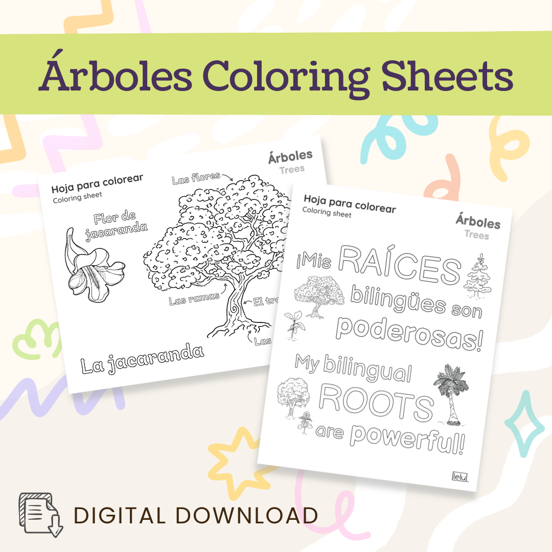 Árboles Coloring Sheets