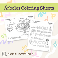 Árboles Coloring Sheets