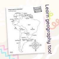 Cartografía Coloring Sheets