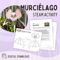 Murciélago (Bat) DIY STEAM Activity