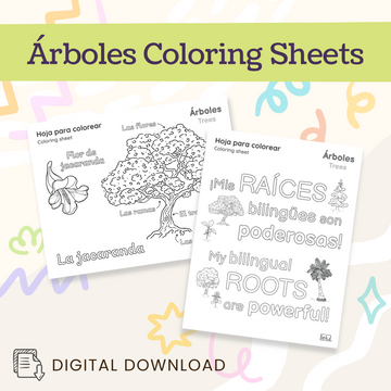 Árboles Coloring Sheets
