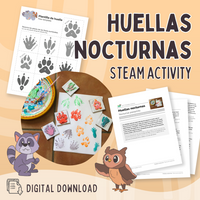 Huellas nocturnas: DIY STEAM Activity