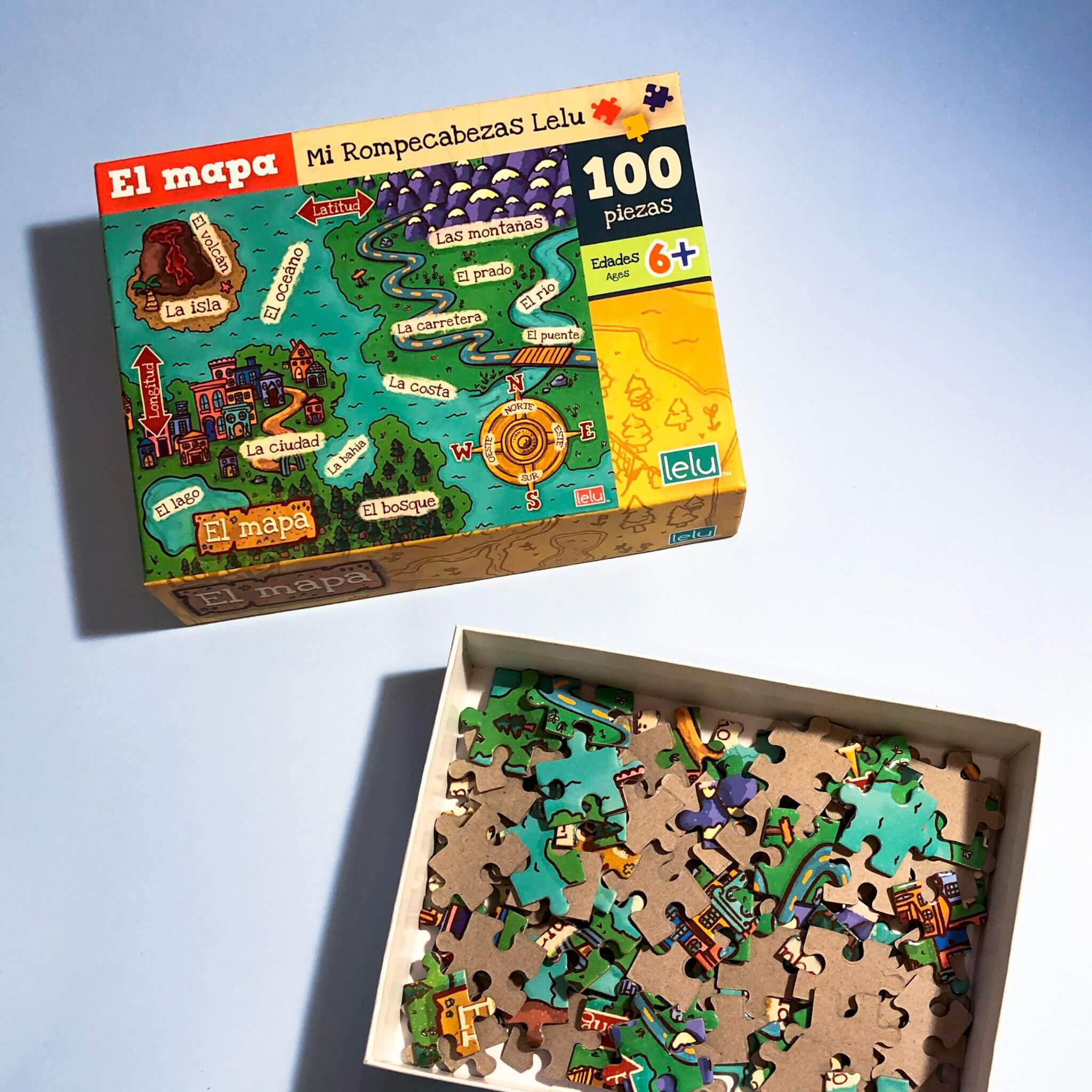 Puzzle Mapa Rompecabezas El Mapa (Map puzzle in Spanish) – Lelu