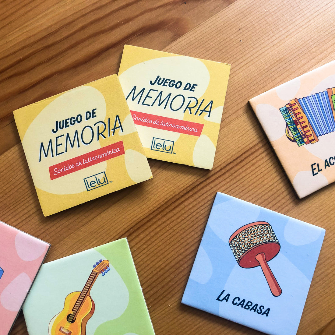 Juego de memoria: Sonidos de latinoamérica